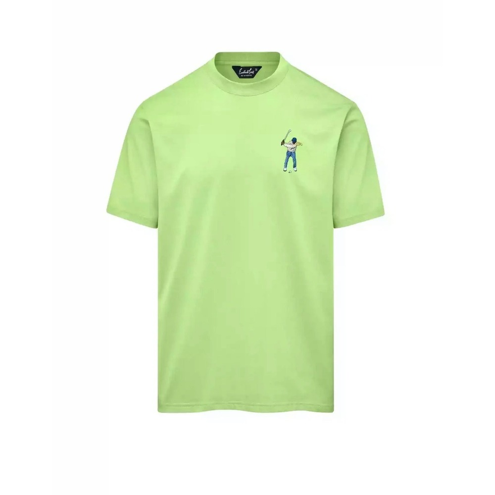 Eastside Golf T-Shirt‎ Mens Small Paradise Green Swingman Logo Performance NWT
